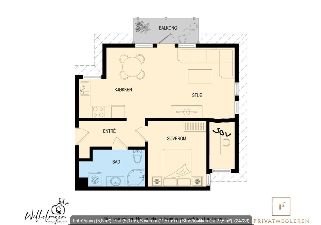 Appartamento Penthouse With Private Balcony In The City Centre Of Bergen Esterno foto